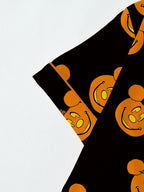 Women's Halloween Cartoon Print Pajama Set