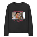Personalized Cat Mom Photo Sweatshirt – Custom Pet Name Pullover