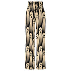 Black and cream ghost-print pants product view