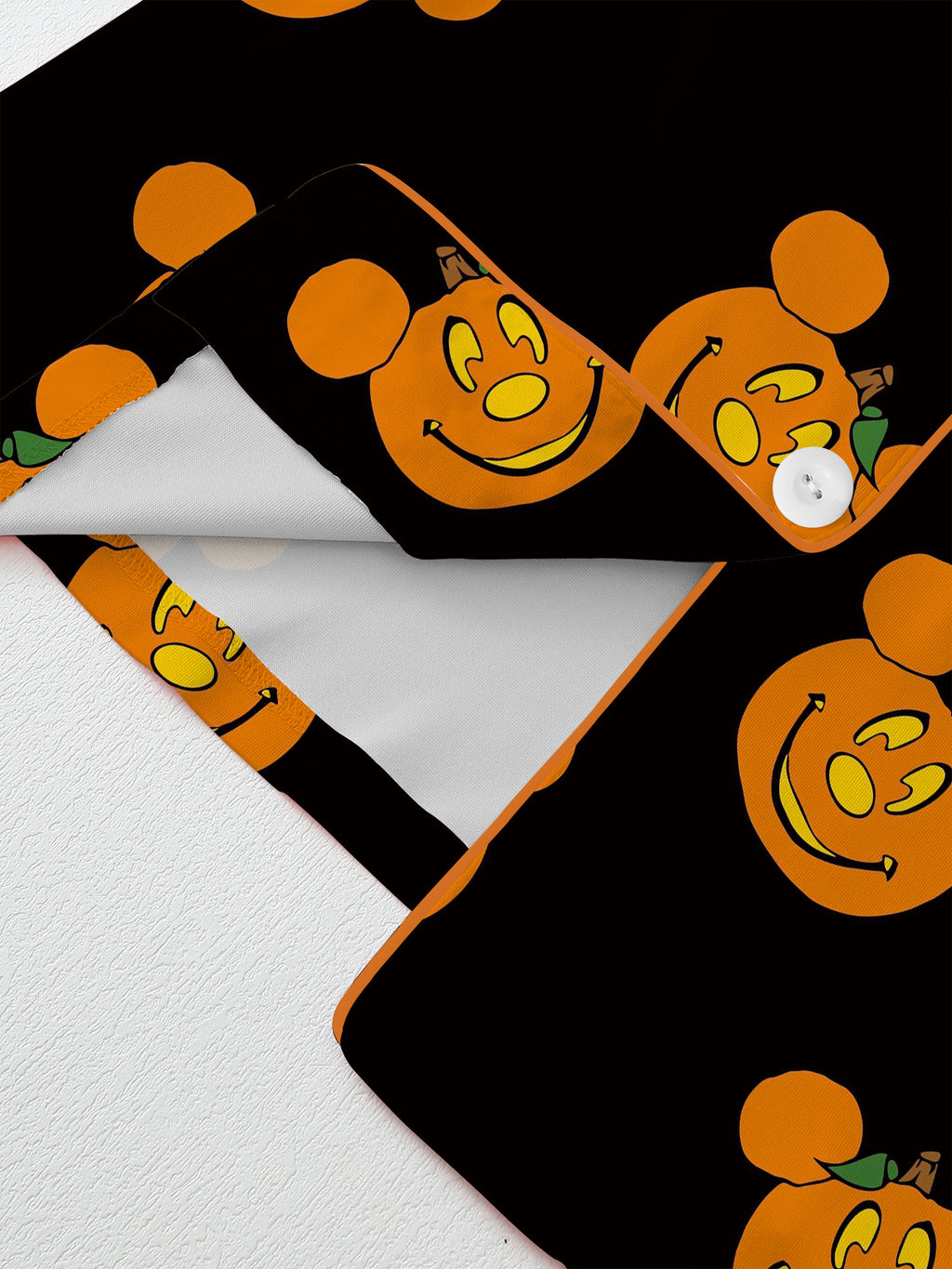 Women's Halloween Cartoon Print Pajama Set