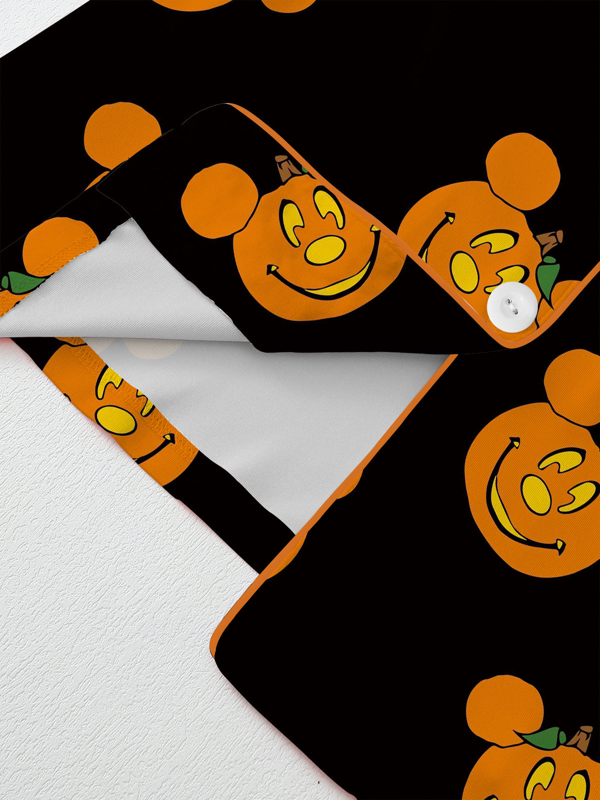 Women's Halloween Cartoon Print Pajama Set
