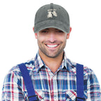 BOO-P Halloween dog and ghost graphic baseball cap product view 8