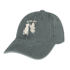 BOO-P Halloween dog and ghost graphic baseball cap product view 7