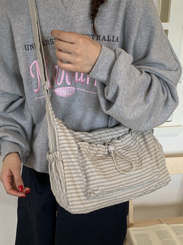 Nari Ruched Cloud Hobo Shoulder Bag - Ivory