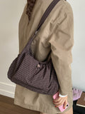Nari Ruched Cloud Hobo Shoulder Bag - Green