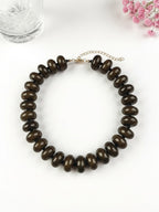 Geometric Acrylic Beaded Choker Necklace