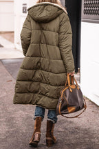 Avery Reversible Long Hooded Puffer Coat – product view 10