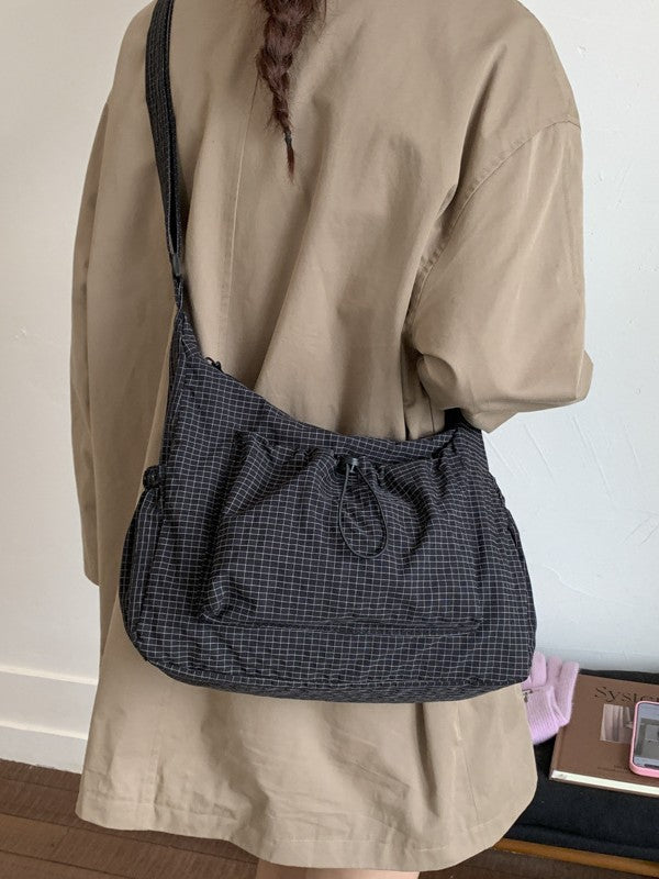 Nari Ruched Cloud Hobo Shoulder Bag - Brown