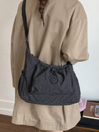 Nari Ruched Cloud Hobo Shoulder Bag - Brown