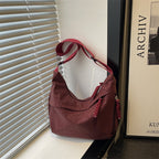 Sienna Leopard-Texture Faux-Suede Hobo Shoulder Bag - product detail 5