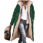 Avery Reversible Long Hooded Puffer Coat – product view 5