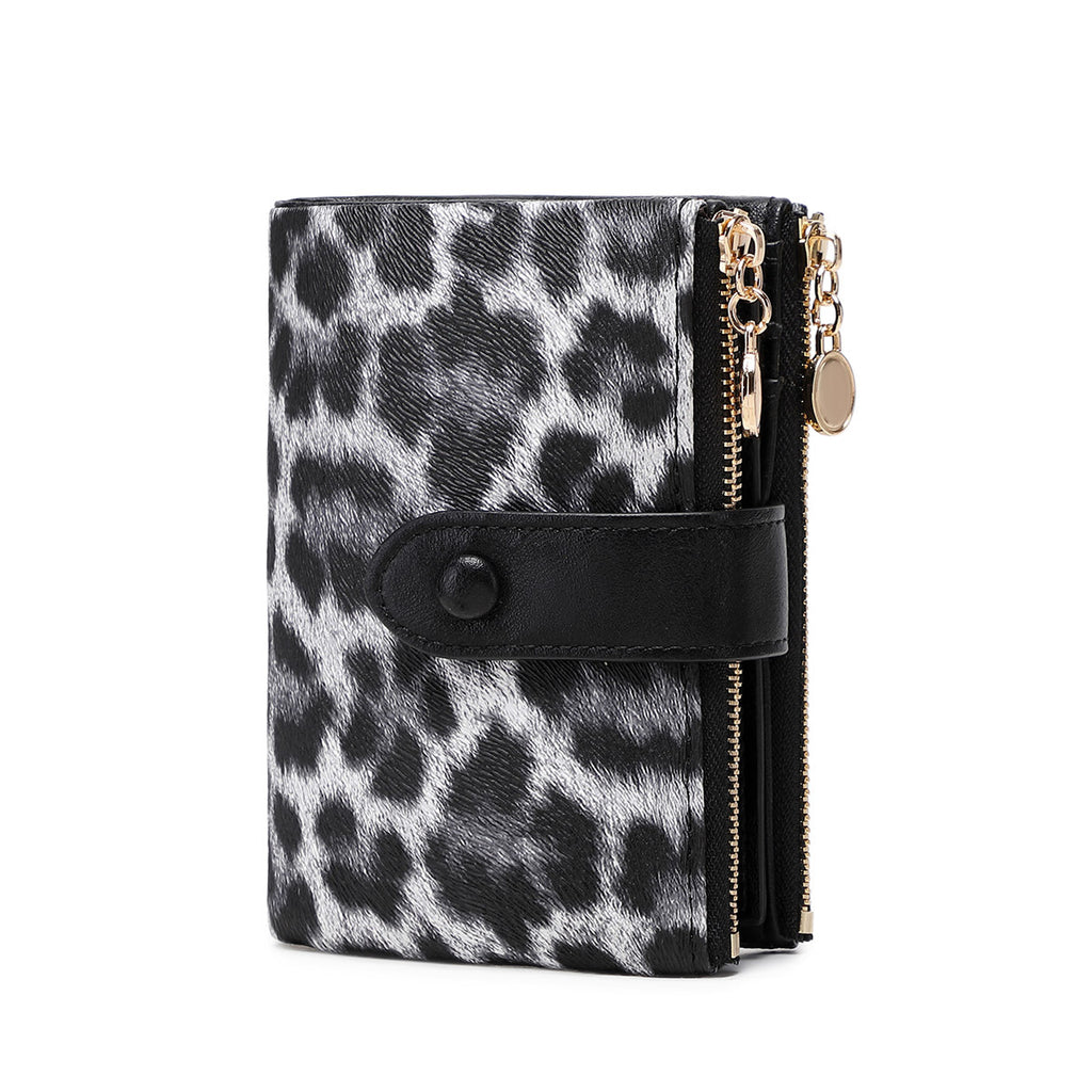 Elara Compact Tri-Fold Double-Zip Wallet product detail 45