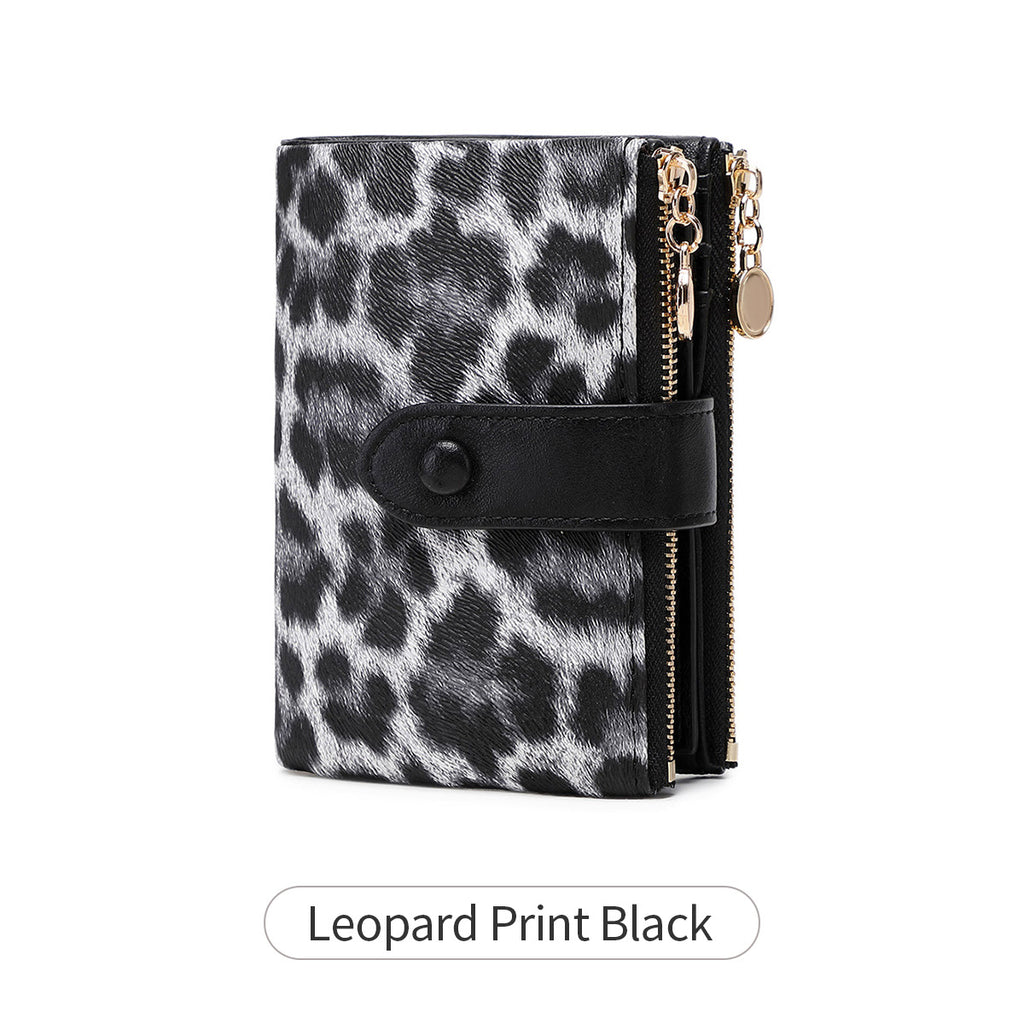 Elara Compact Tri-Fold Double-Zip Wallet product detail 15