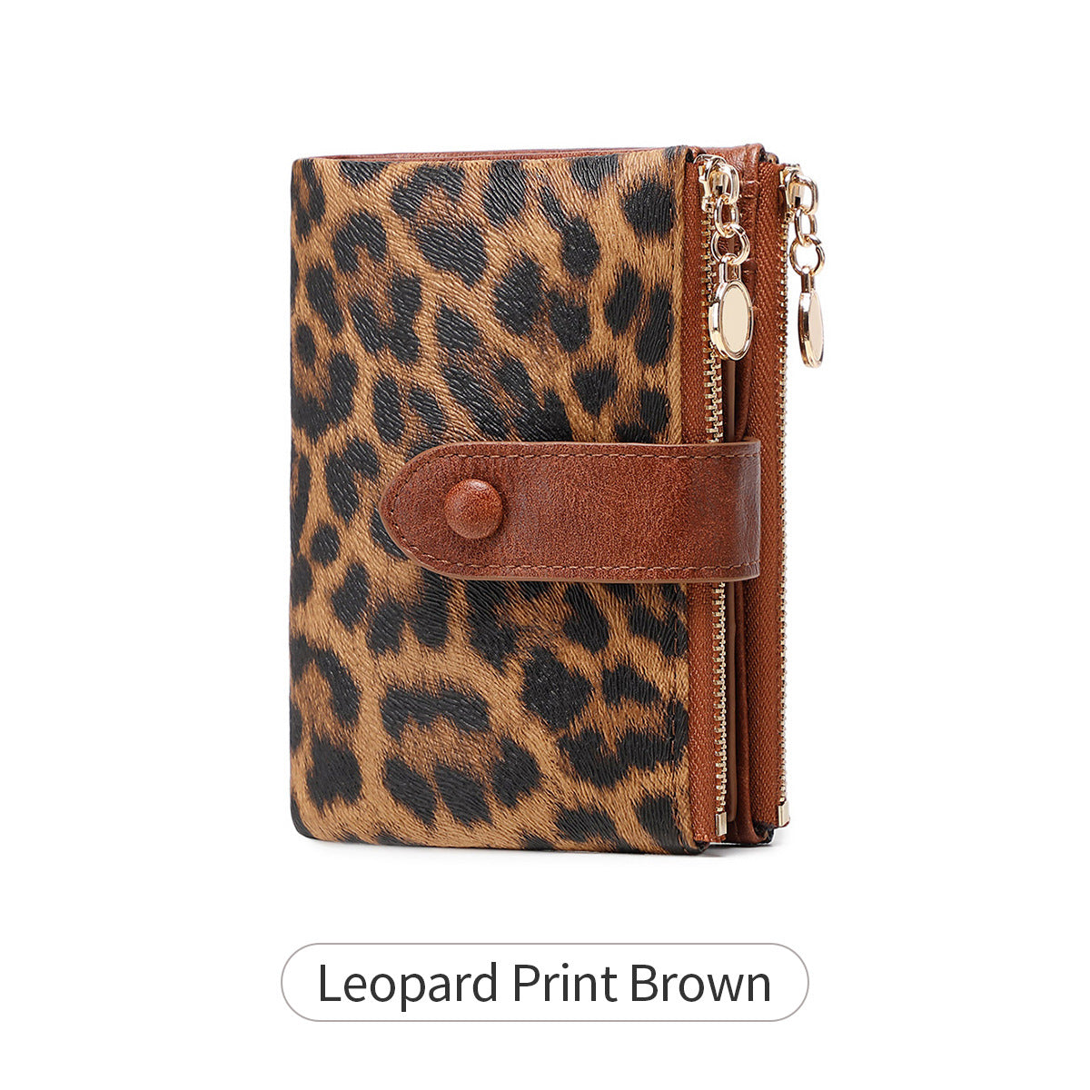 Elara Compact Tri-Fold Double-Zip Wallet product detail 14