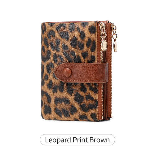 Elara Compact Tri-Fold Double-Zip Wallet product detail 14