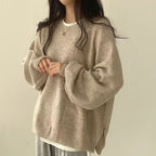 Marlow oversized lantern-sleeve knit sweater product view 7