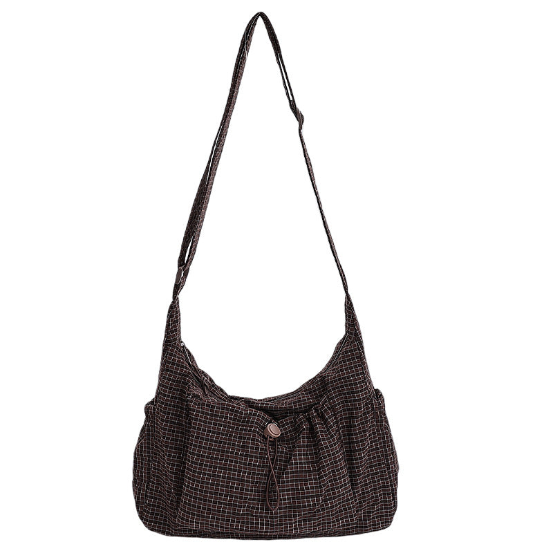 Nari Ruched Cloud Hobo Shoulder Bag - Corduroy Bow Ivory
