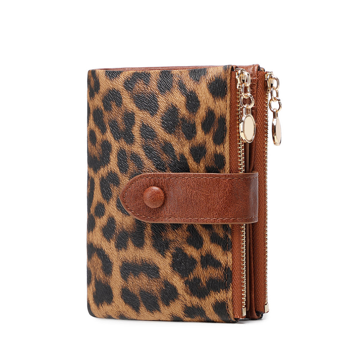 Elara Compact Tri-Fold Double-Zip Wallet product detail 43