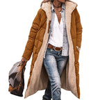 Avery Reversible Long Hooded Puffer Coat – product view 3
