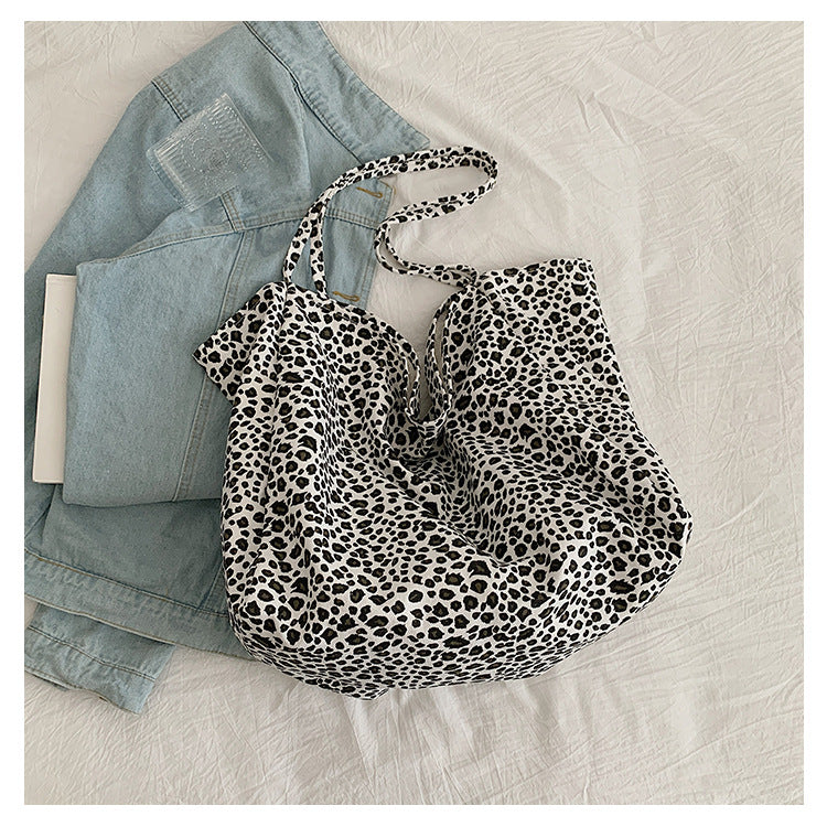 Marlow Oversized Leopard Canvas Tote Bag product detail 54