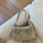 Nari Ruched Cloud Hobo Shoulder Bag - product detail 18