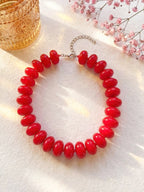 Geometric Acrylic Beaded Choker Necklace