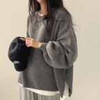 Marlow oversized lantern-sleeve knit sweater product view 14