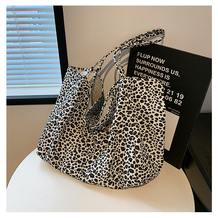 Marlow Oversized Leopard Canvas Tote Bag product detail 53