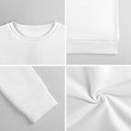 Personalized cat mom photo sweatshirt white product view 9