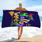 Personalised Photo Beach Towel – Create Your Own Happy Summer Style